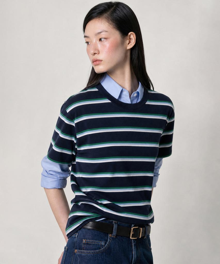 Lugkaeseuteu Jen Stripe T-Shirt / Jen Stripe T-Shirt_5Colors