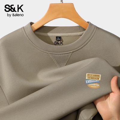 Baleno S&K Series Men's Letter Print Crewneck Sweatshirt
