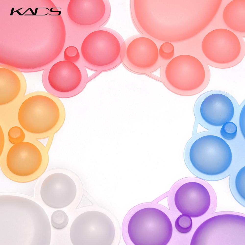 kads 1pc Nail Art Polish Color Mixing Palette Dish Dappen Dish Drawing Painting Tool Artist Paint Mixing Folding Palette