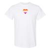 Lesbian Pride Flag Heart - Pride Month LGBTQIA Love Identity T Shirt - White