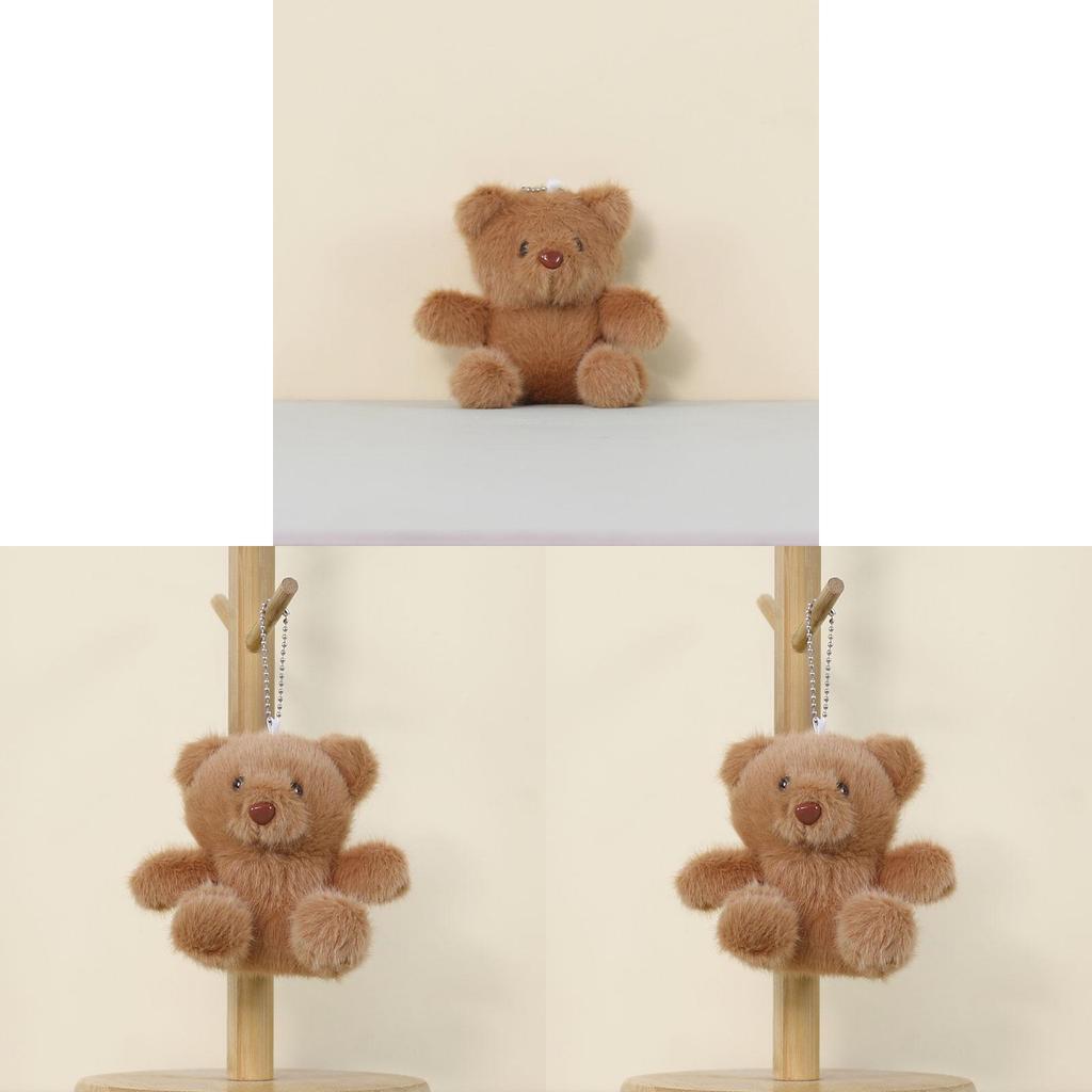 Plush Bear Keychain Toy With Pp Cotton Filling For Kids And Adults