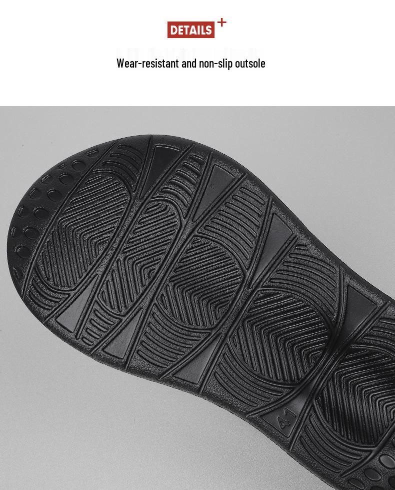 Hochwertige Herren-Strandsandalen mit Luftpolstersohle, Hohlmuster und "Auf Wolken gehen"-Komfort.