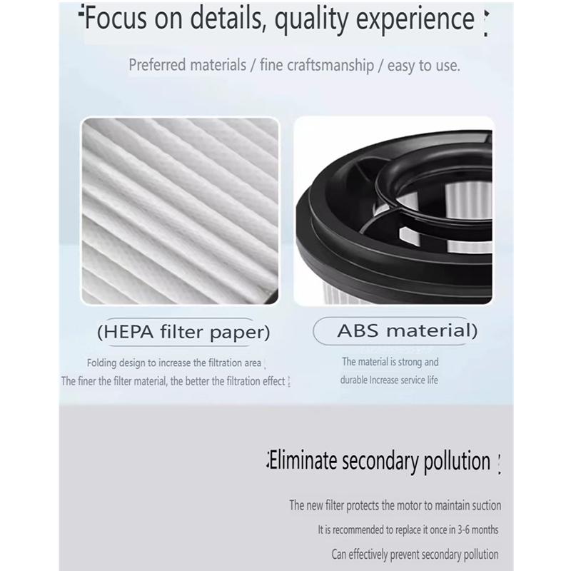 Für Dreame T10 / T20 / T20 Pro / T30 / T30 Neo / R10 / R10 Pro / R20 Ersatzteile Vor Nach Filter Zubehör