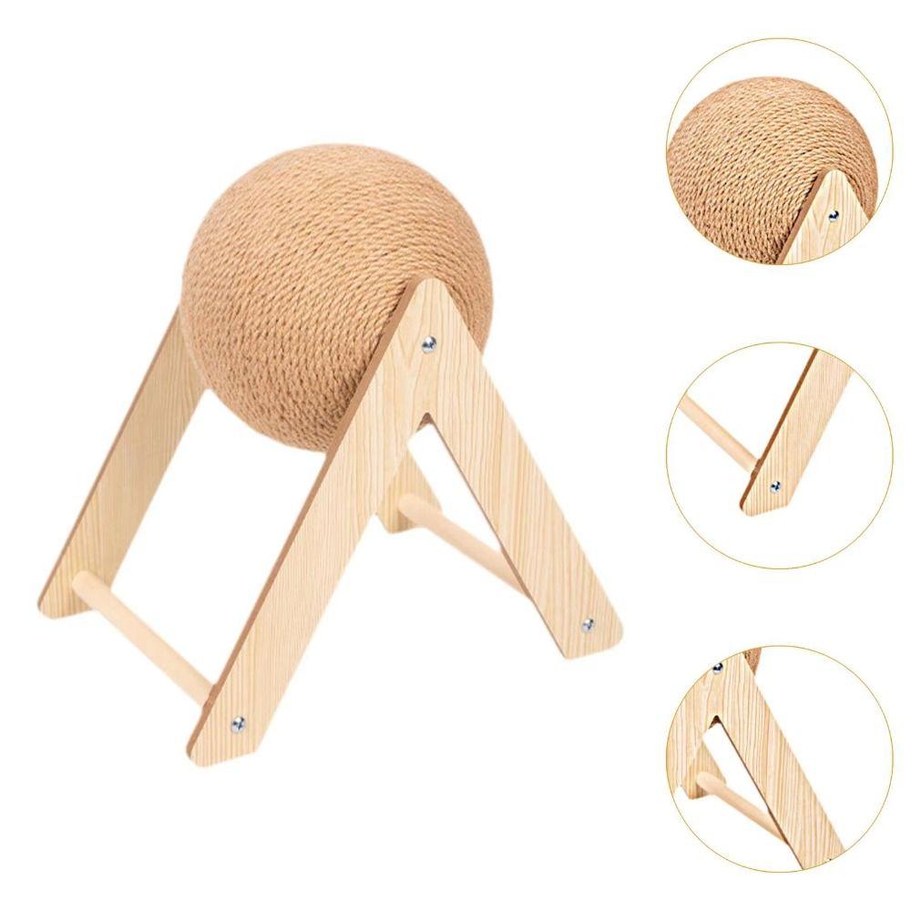 Sisal Rope Cats Scratcher Non-falling Off Pet Supplies Cat Scratching Ball  For Kittens