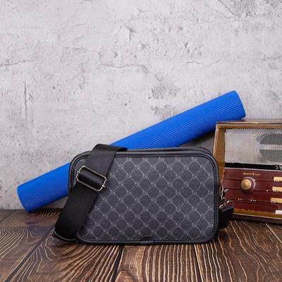 Plaids Modes plecu soma Street Trend Small Crossbody Bag Korejas Vīriešu Crossbody Soma Brīvā laika pavadīšanai Maza kvadrātveida soma Vīriešu soma