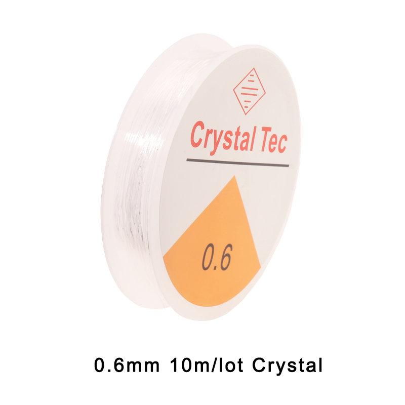 0.5-1.0mm Elastic Cord Beading Thread Stretch String Fibre Crafting Line for Jewelry Making DIY Seed Beads Pony Beads Bracelets