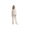 Calvin Klein Casual Allover Print Button-Down Collar Comfortable Long Sleeve Top Pajama Women tops QS6848