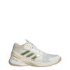 adidas  Crazyflight 6 Mid Indoor Off White Gold Metallic Women Sneakers Cream Crystal-Sand HQ4686