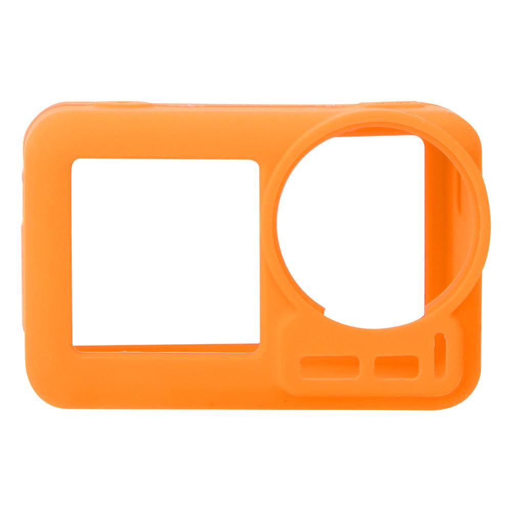 

Portable Frame Protective Silicone Shell with Lens Case for DJI Osmo Action Cameraorange оранжевый