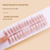 Viral Wearable Teardrop Nail Art: Long Handmade Cat Eye Rhinestone Chains