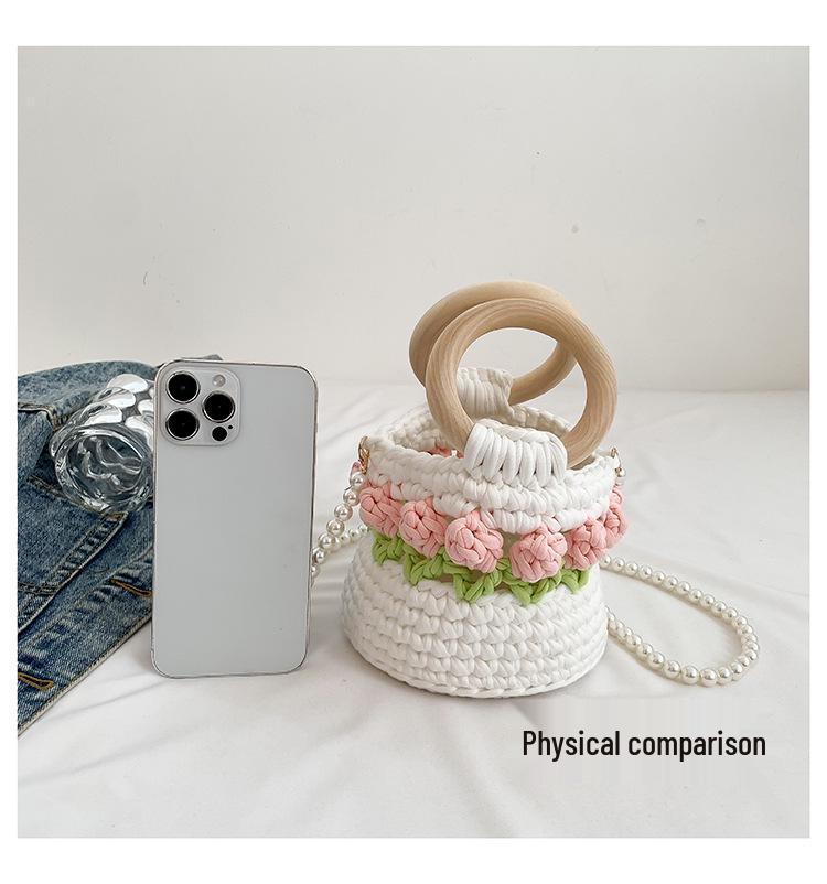 Tulip Hand-Woven Crossbody Bag DIY Kit - Perfect Gift for Your Bestie or Girlfriend