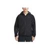 Nike Loose-Fit Solid Color Zip-Up Hoodie Jacket Men Outerwear Black FB7533-010