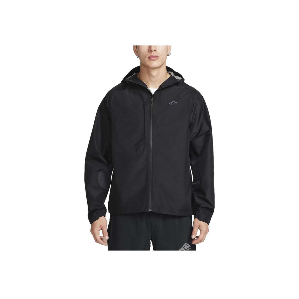 Nike Loose-Fit Solid Color Zip-Up Hoodie Jacket Men Outerwear Black FB7533-010