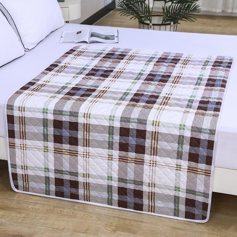 Waterproof Washable Incontinence Bed Pad, Large Size Anti-Side Leakage Care Mat for Adults Elderly Menstrual Student Dormitory