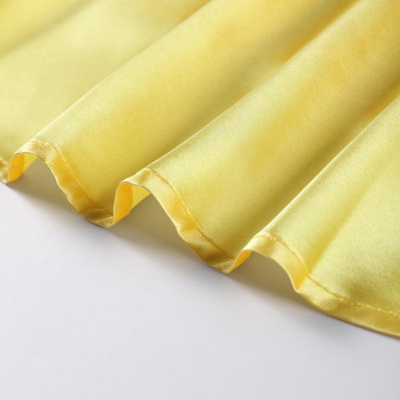 3D Květinové Stuhové Halterové Šaty Květinová Ramínka Barevná Ding Volné Dovolená Pláž Hedvábný Satén Ramínková Krátká Spodnička Šaty