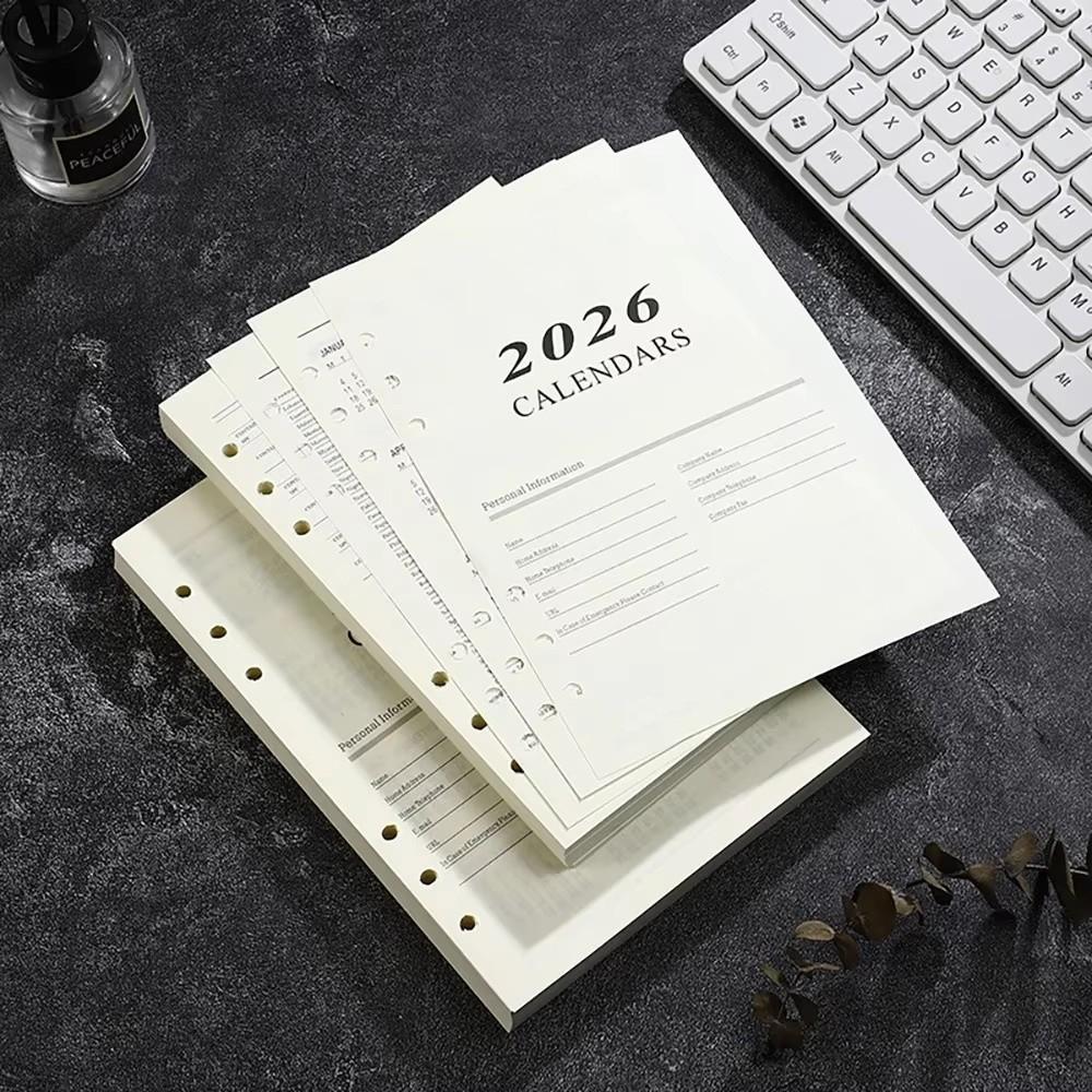 Loose Leaf Binder Inner Page Daily Planner 365 Day Notepad New A5 Notebook