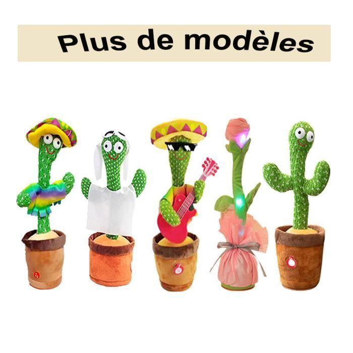 Jouet bébé cactus qui danse et répète - NIKOU - 120 chansons - Vert