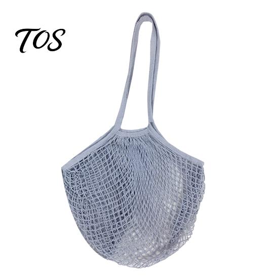 Reusable Grocery Bags for Kitchen Cotton Mesh Bag, Eco Friendly Foldable String Organic Produce Totes Lightweight Fruits Vegetables And Daily Shopping