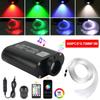 New 12V Fiber Optic Star Ceiling Lights Kit Smart APP Control LED Engine Car Starry Sky Fiber Optic Light Effects Remote Control