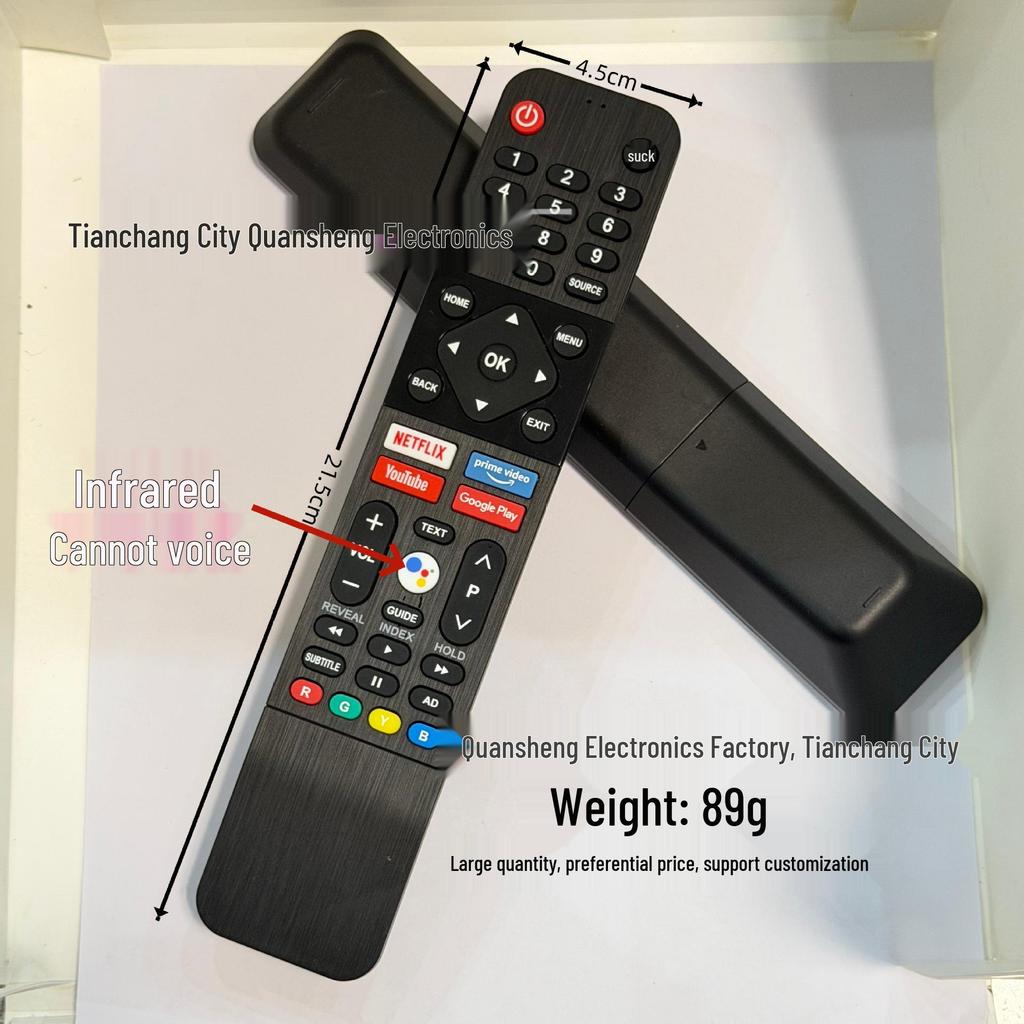 Super Bei Bluetooth Voice Remote Control for Skyworth TV 43U20 IR-SKW 539C-268923-SW