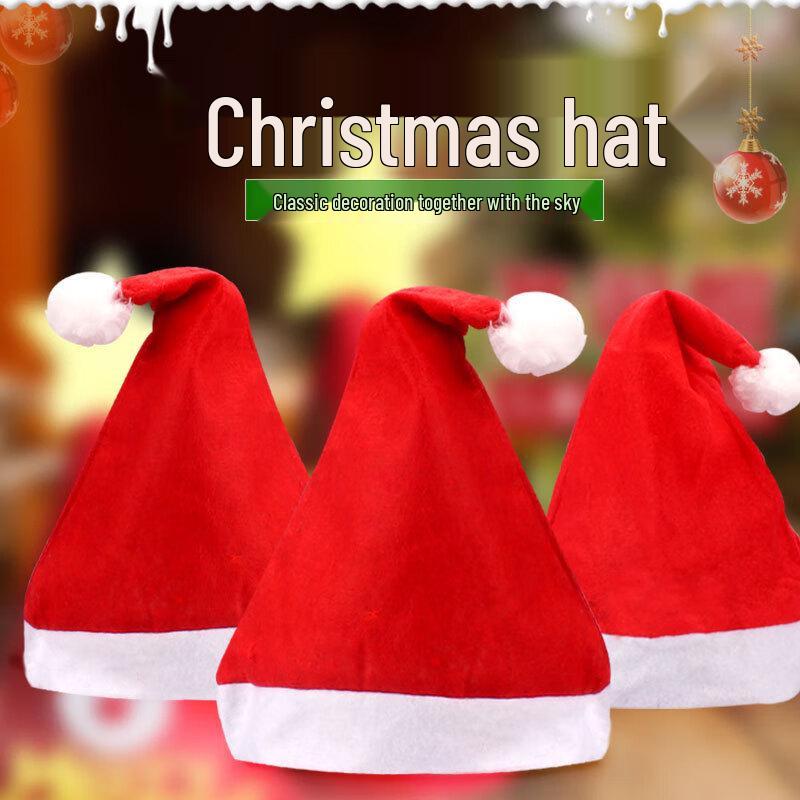 Christmas Santa Hats (20-Pack)