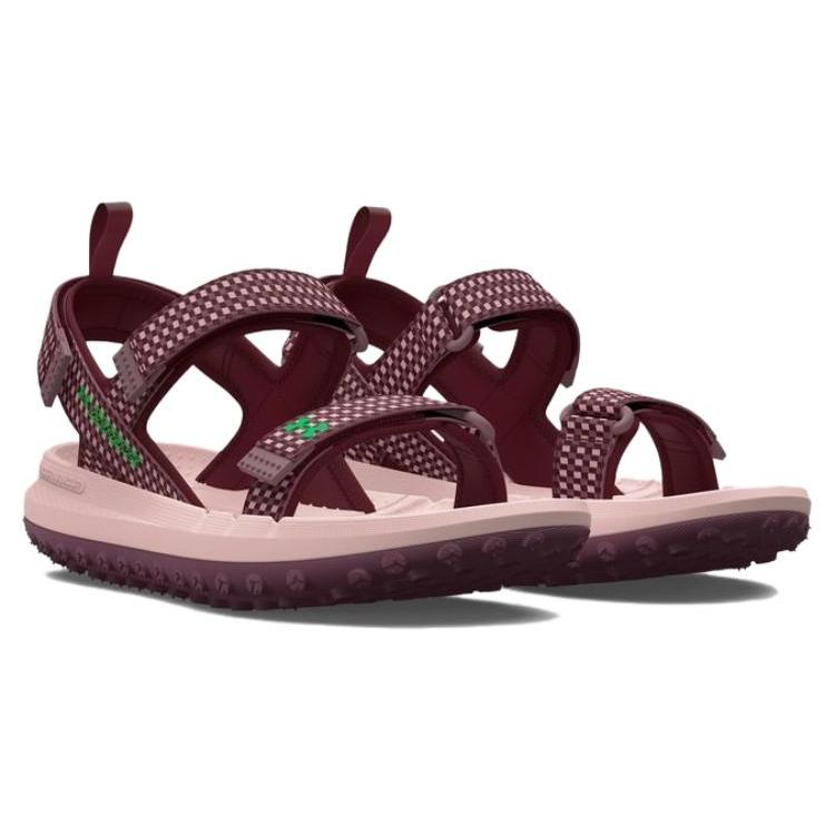 Under Armour Fat Tire Hiking Sandal 'Burgundy Pink' 3026937-600