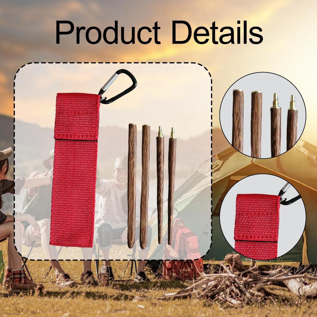 Chopsticks for Travel Reusable Wooden Utensils with Carrying Case Outdoor Use