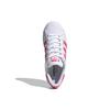 Adidas Originals SUPERSTAR J Leather Abrasion Resistant Low top Skateboard Shoes Bright White Powder Unisex FW0773
