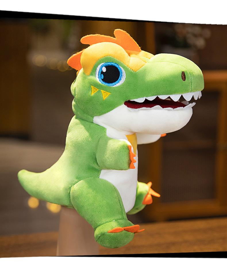 Animal Hand Puppet Toy Gloves Mouth Can Move Plush Doll Interactive Doll Doll Kindergarten Ventriloquism Can Open Mouth