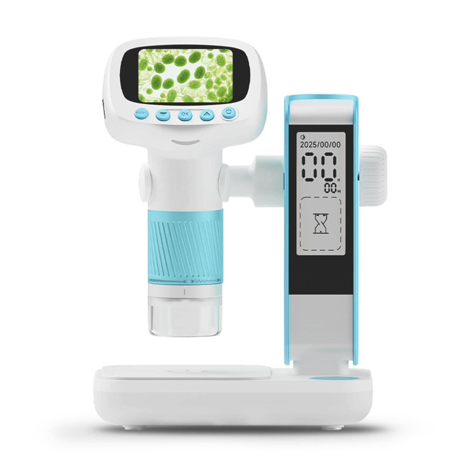 

Digital Magnifier 2 Inch Display 8 LED Light Portable Design For Kids Scientific Observation Lab Experiments Exploration синій