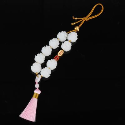 Perline di Loto Ciondolo da Auto Decorazione da Appendere Resina Ornamento Pendente per Interni Auto