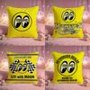 Cute Cartoon MMooneyes Cushion Cover Premium Comfort Reversible Pillow Cove Two In One Design For Any Room  Car Interior