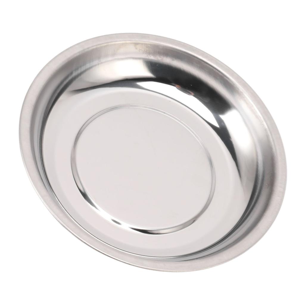 6 Inch Round Magnetic Parts Tray Stainless Steel Magnetic Tools Bowl for Screws Nuts Bolts and