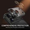 Plating Transparent Phone Case for For Iphone 17 16 14 1 13 Pro Max Frame Lens Film Protection Anti-fall Hard Clear Cover