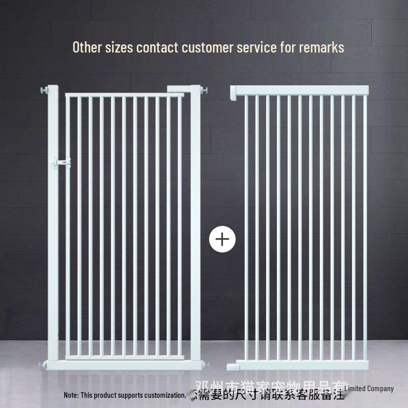 Large No-Drill Pet Gate: Dog Isolation, Cat Guardrail, and Anti-Cat Barrier