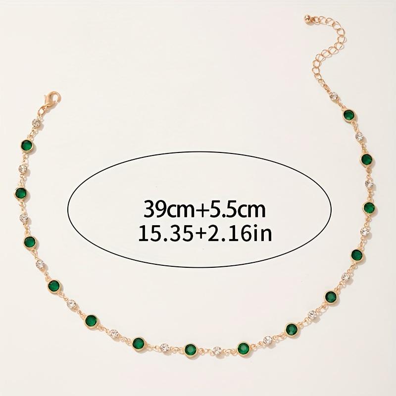 Rhinestone Crystal Fashion Clavicle Necklace