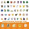 100PCS Kawaii Pikachu Anime Pokemon Stickers for Laptop Suitcase Skateboard Guitar Phone Cartoon Sticker Kid Gift Toys