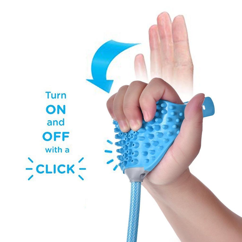 Pet Massage Design Clean Brush Nozzle Cat Bath Products Shower Brush Grooming Dog Brush