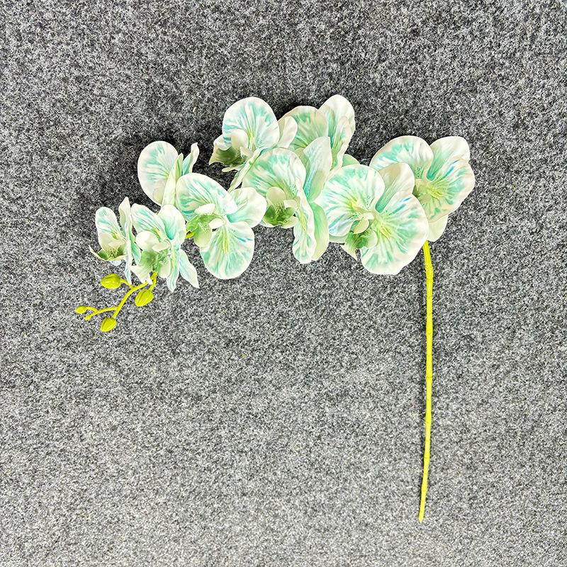 One Artificial Phalaenopsis Flower Branch 3D Print Real Touch Orchid Plant for Wedding Party Home Floral Decoration