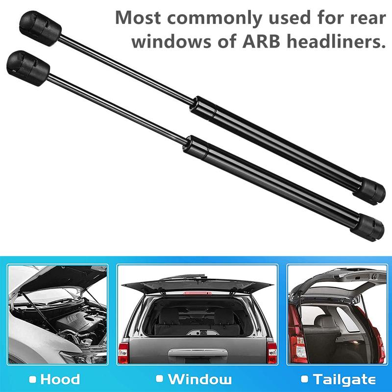 2pcs Front Hood Bonnet Rear Tailgate Gas Strut Lift Support 160N Gas Spring for RV Car Hilux Pickup ARB Canopy Rear Window
