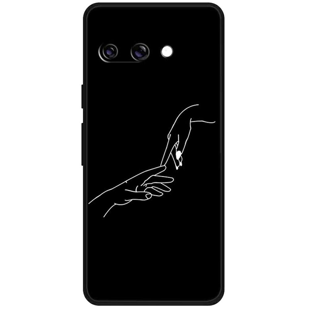 

Для Google Pixel 9a чехол из ТПУ с принтом, противоударный чехол для телефона Hands