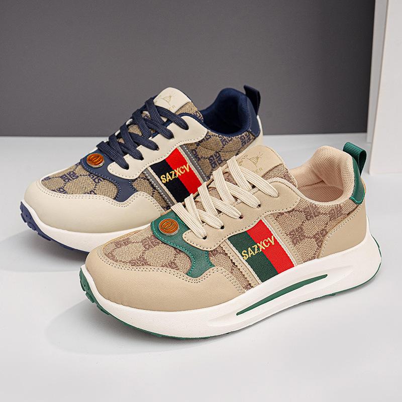 Autumn new ins student soft sole heightening sports and leisure street shooting board shoes MR