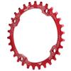 104BCD Single Speed Chainring Aluminum Alloy 30T Chainring Crank Accessories for Mountain BikeRed