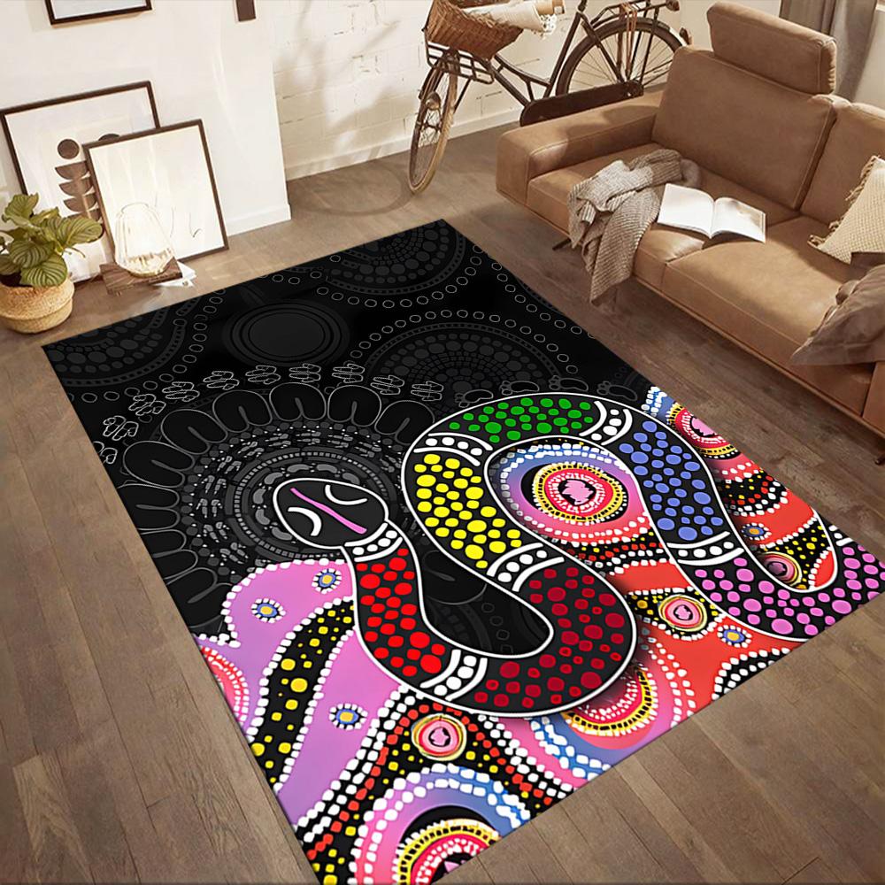 Australischer Aboriginal-Stil 31 Fußmatte Perfekt für Außenbereich Dekorieren Sie Zimmer Wohnzimmer Balkon Rutschfester Teppich Dekorieren Sie Büros