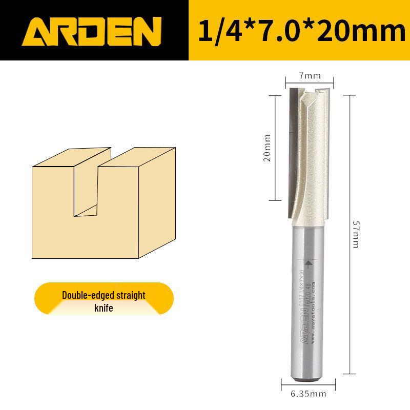 

Фреза Yaden Blade Metric с фиксированным лезвием - Малая фреза для пазов 1/4 для деревообработки и снятия материала