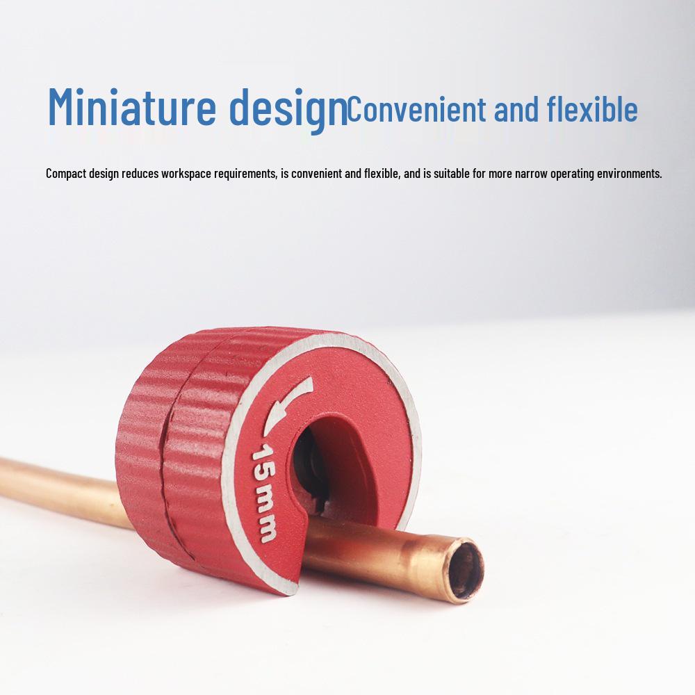 

CT-111 Copper Pipe Cutter, 15mm Aluminum Alloy Water Pipe Cutter, Mini 22mm Round Tube Cutter CT-111 (Red, 15mm)
