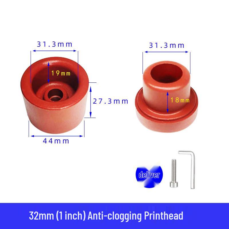 Anti-Clogging Nozzle Hot Melt Gun with 20PPR-25 Water Pipe Plastic Welder, 32 Thickened Non-Stick Welding Head and Heating/Grinding Head