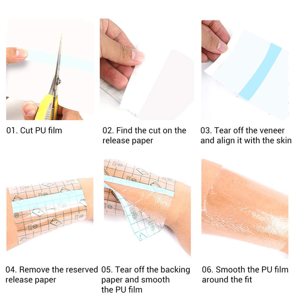 10Meter Transparent Stretch Adhesive Bandage Waterproof Clear Adhesive Bandages Dressing Tape