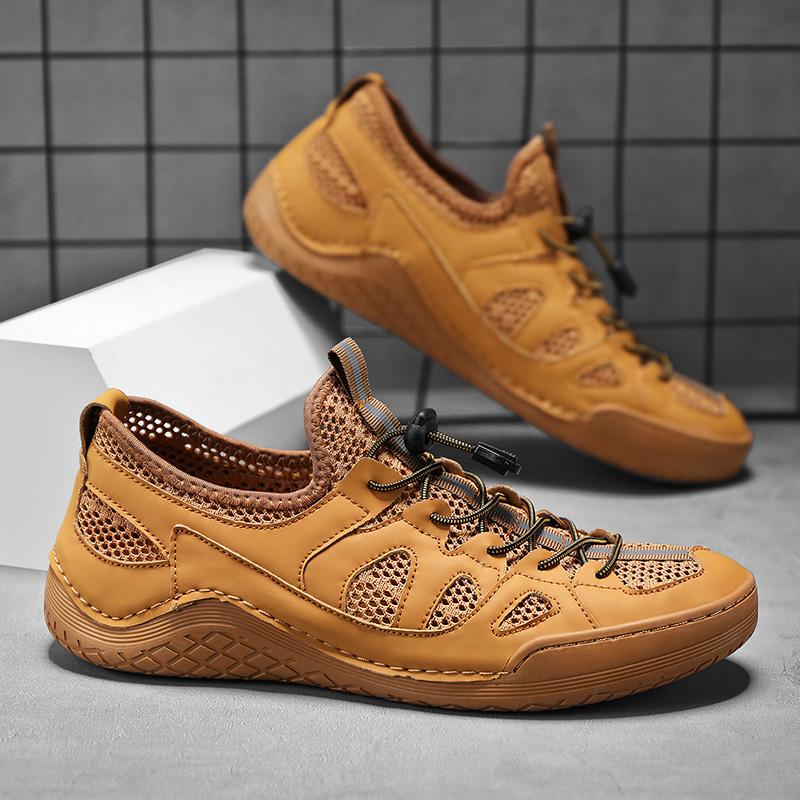 FashionLightweight Men's Casual Sports Shoes Breathable Mesh Sneakers Fashion Outdoor Male Tenis Masculino Hollow Out Walking Footwear