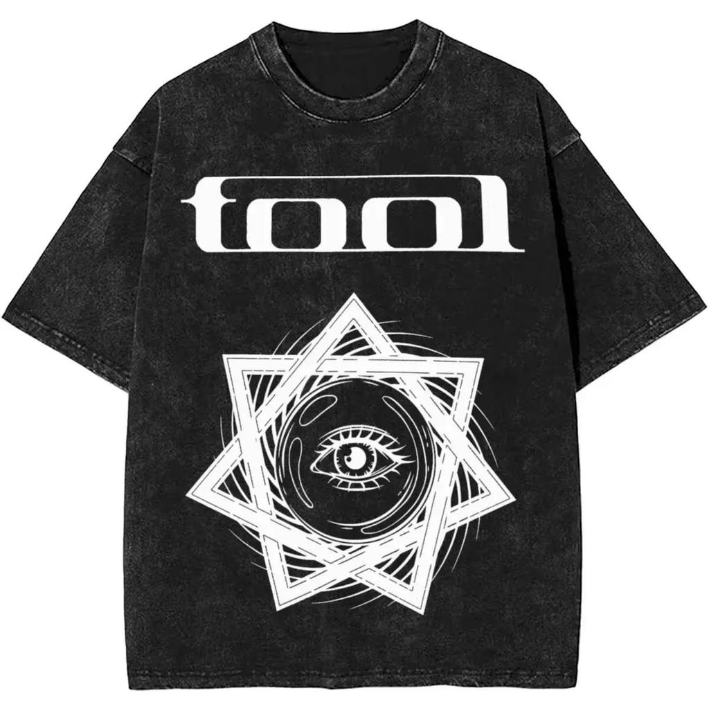 2026 Unisex Oblečení Tričko Pánské Grafická Trička Unisex Rockový Nástroj Kapela Lateralus Heavy Metal Hudba Vintage Prané Kulatý Výstřih Y2k